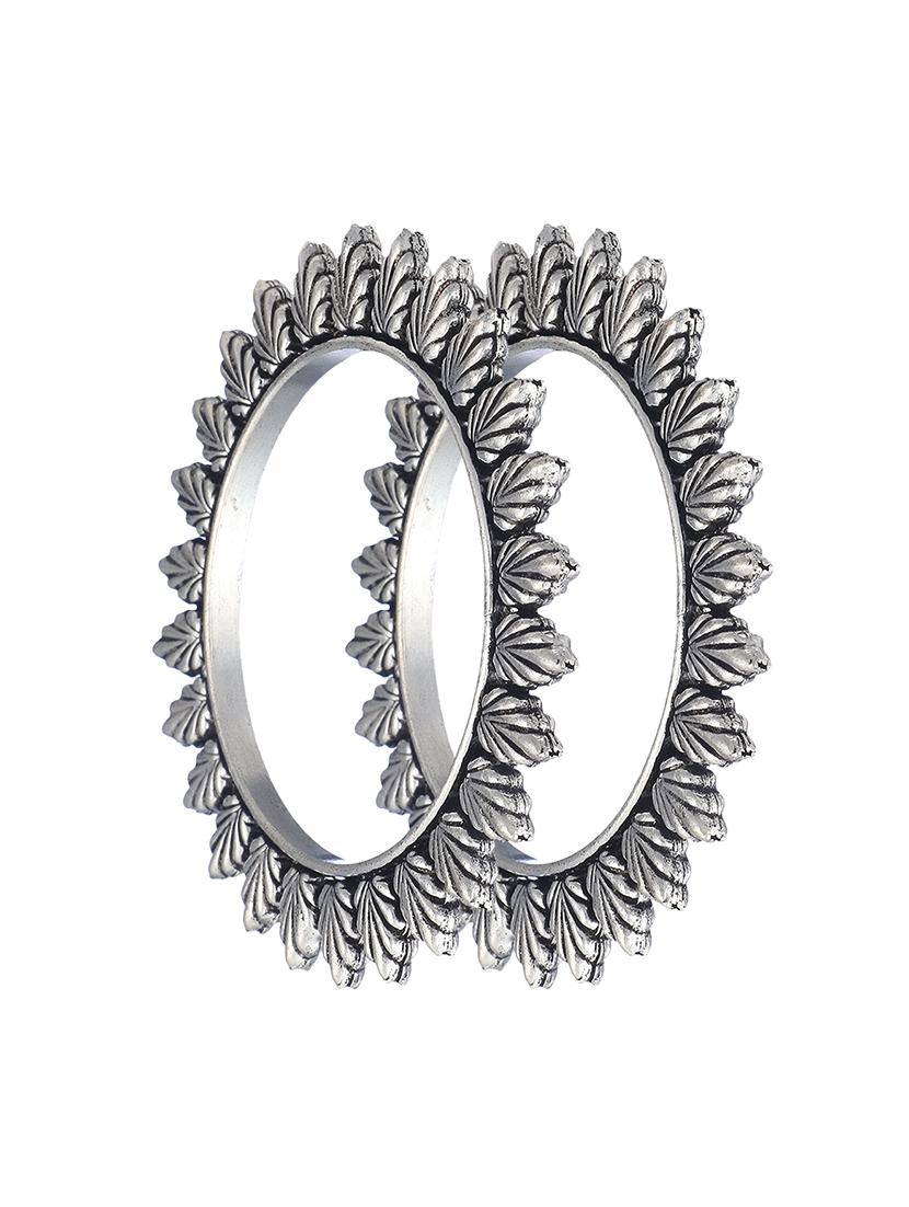 silver plated bangle - 17472607 - Zoom Image - 2