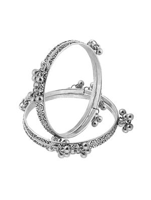 silver plated bangle - 17472608 - Standard Image - 2