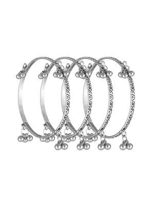 silver plated bangle - 17472608 - Standard Image - 3