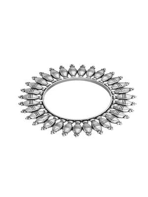 silver plated bangle - 17472609 - Standard Image - 3