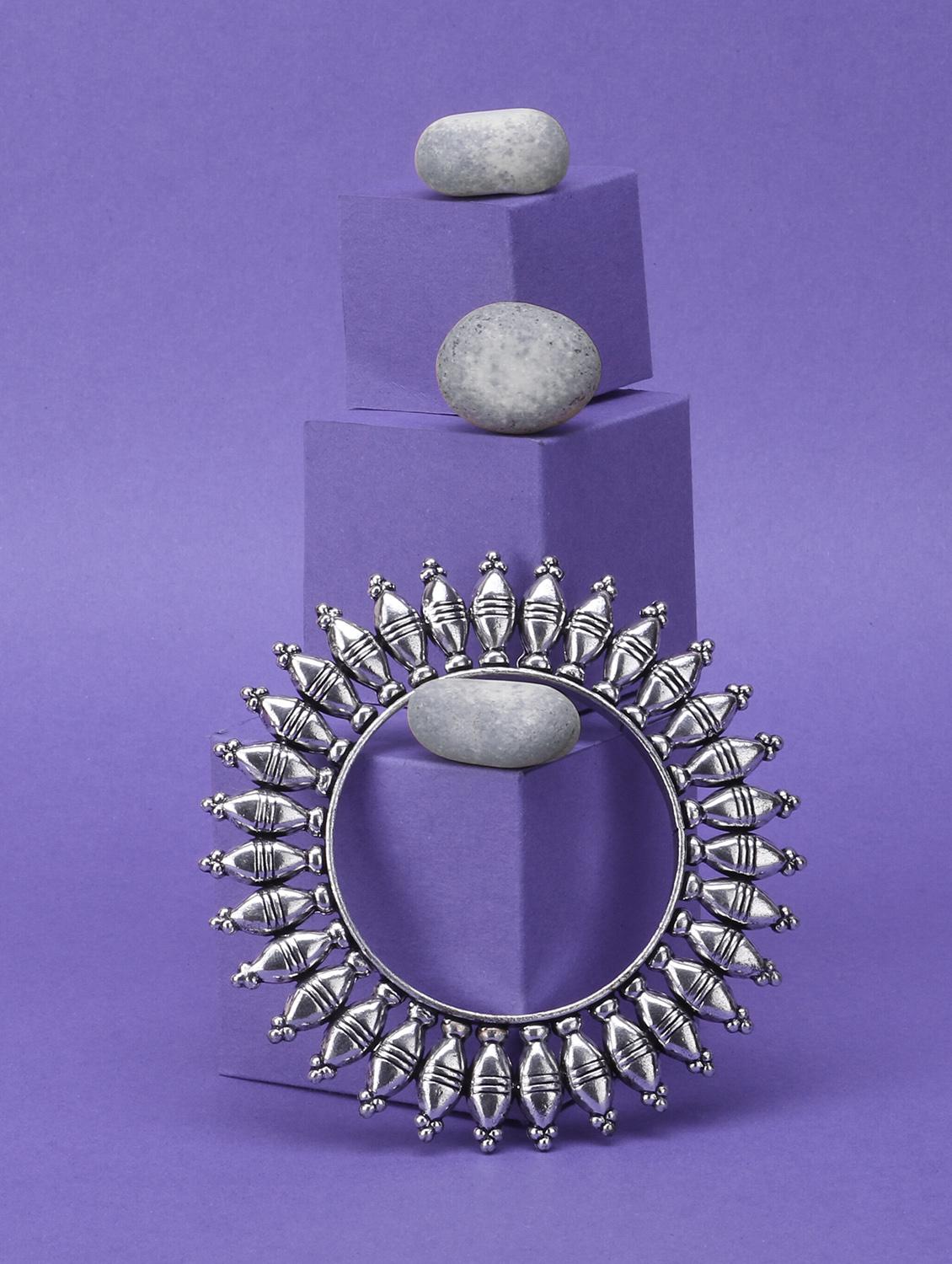 silver plated bangle - 17472609 - Zoom Image - 1