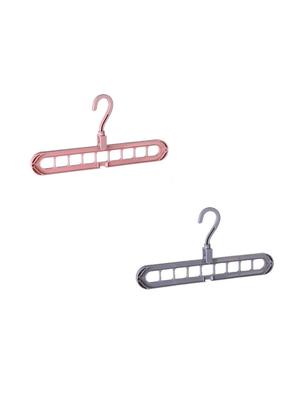 9 holes hanger 360 degrees rotatable hook (pack of 2) - 17472611 - Standard Image - 3