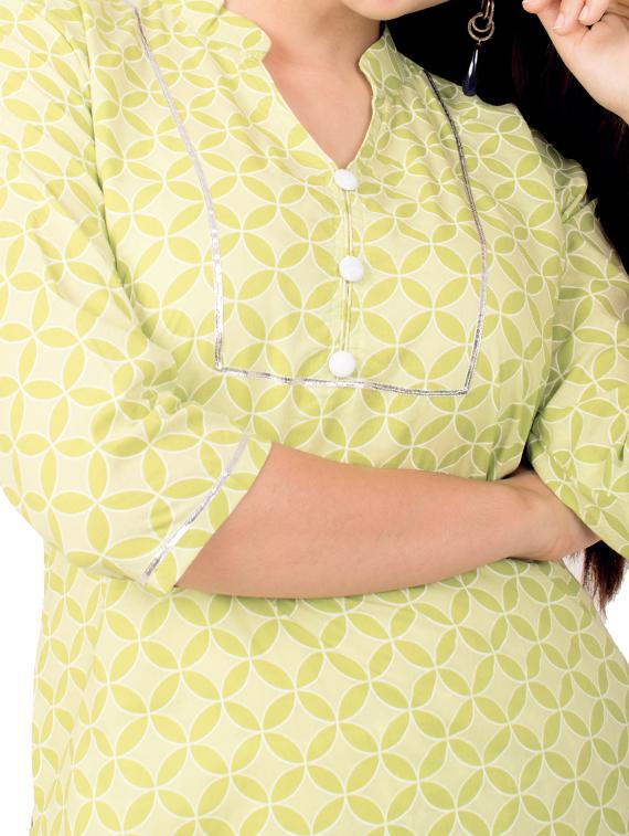 printed kurta sharara set - 17472710 - Zoom Image - 4