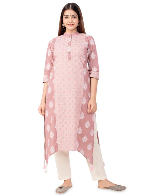 printed asymmetric kurta - 17472719 - Standard Image - 1