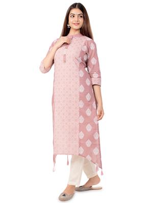 printed asymmetric kurta - 17472719 - Standard Image - 2