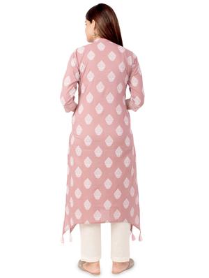 printed asymmetric kurta - 17472719 - Standard Image - 3