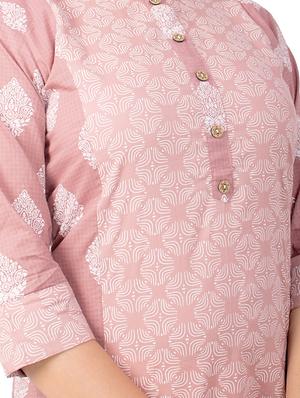 printed asymmetric kurta - 17472719 - Standard Image - 4