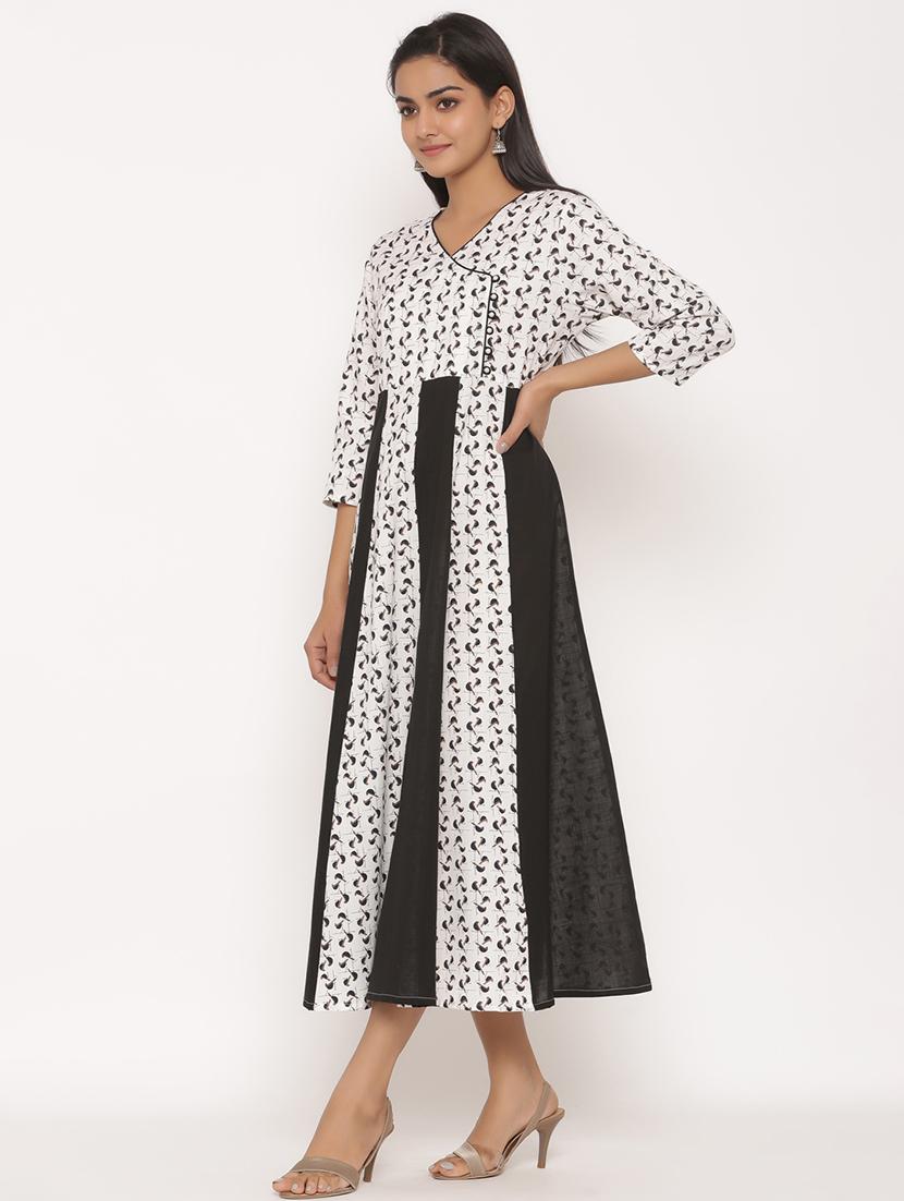 printed anarkali ethnic dress - 17472743 - Zoom Image - 2