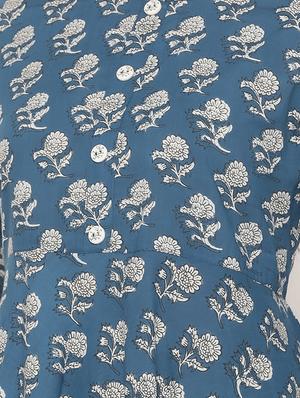floral print flared ethnic dress - 17472745 - Standard Image - 4
