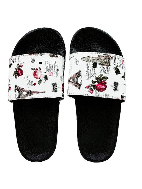 white slip on flip flop - 17472764 - Standard Image - 1