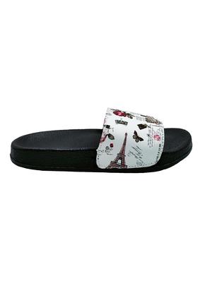 white slip on flip flop - 17472764 - Standard Image - 4