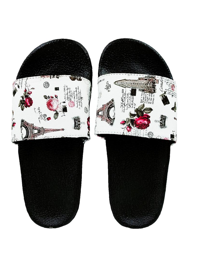 white slip on flip flop - 17472764 - Zoom Image - 1
