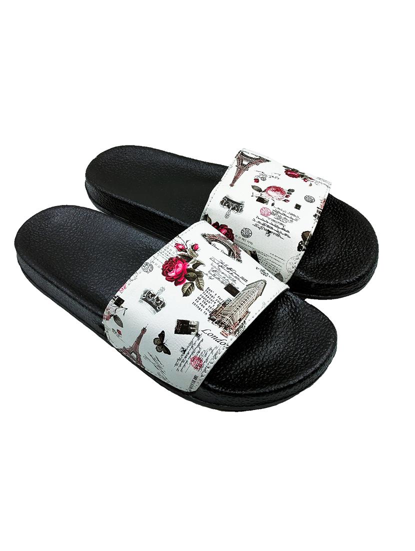 white slip on flip flop - 17472764 - Zoom Image - 2