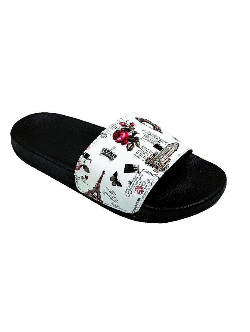white slip on flip flop - 17472764 - Zoom Image - 3
