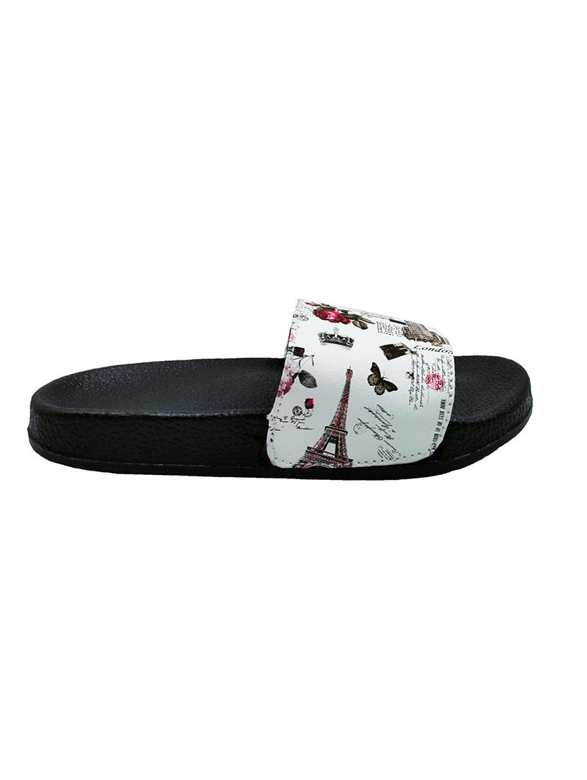 white slip on flip flop - 17472764 - Zoom Image - 4