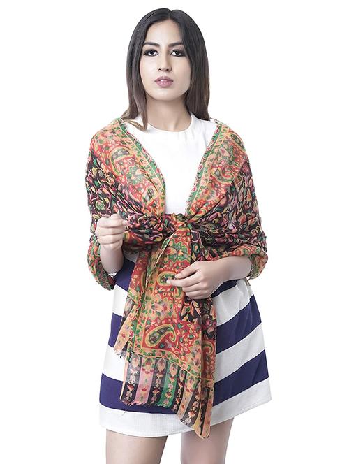 multi colored wool shawl - 17472781 - Standard Image - 1