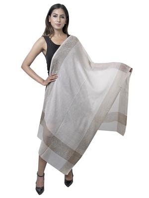 neutral wool shawl - 17472782 - Standard Image - 2