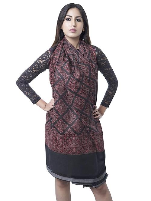 black wool shawl - 17472785 - Standard Image - 1