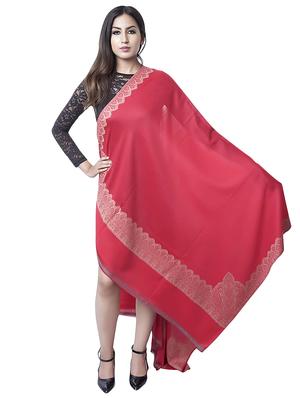 red wool shawl - 17472787 - Standard Image - 2