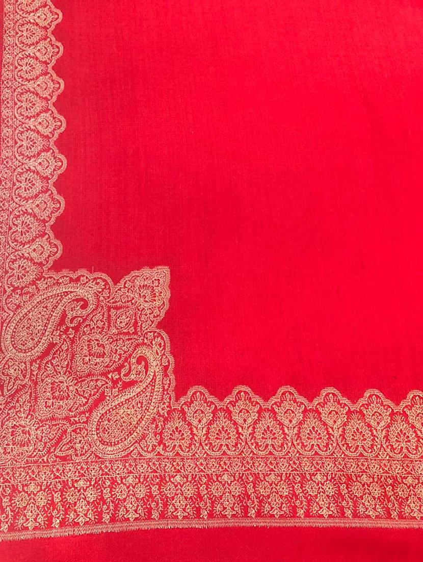 red wool shawl - 17472787 - Zoom Image - 3