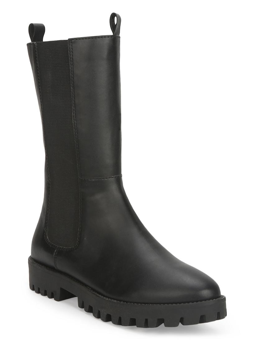 black calf length boot - 17472863 - Zoom Image - 1
