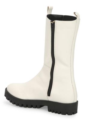 white calf length boot - 17472864 - Standard Image - 3