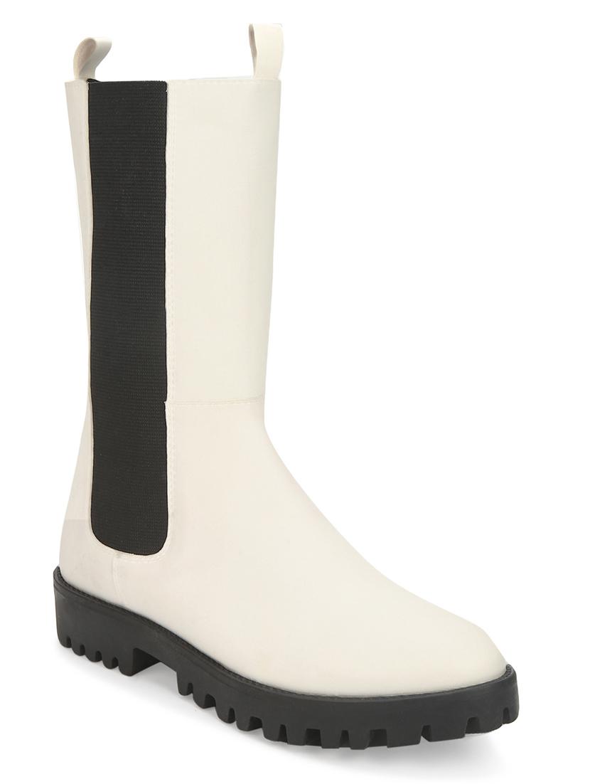 white calf length boot - 17472864 - Zoom Image - 1