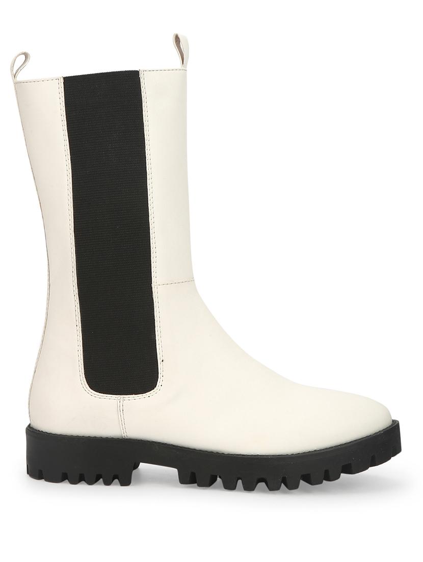 white calf length boot - 17472864 - Zoom Image - 2