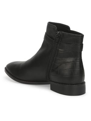 black ankle length boot - 17472879 - Standard Image - 3