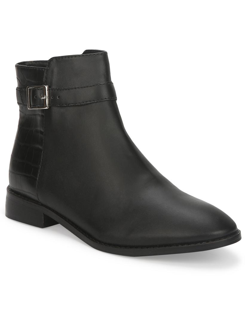 black ankle length boot - 17472879 - Zoom Image - 1