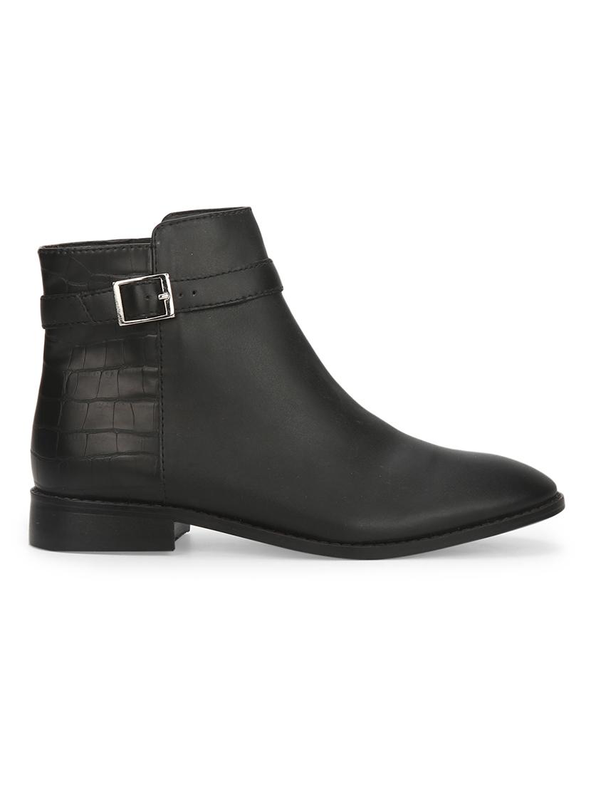 black ankle length boot - 17472879 - Zoom Image - 2