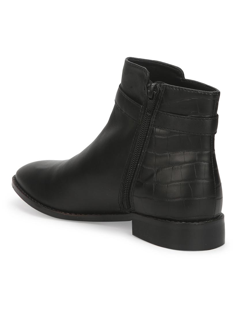 black ankle length boot - 17472879 - Zoom Image - 3