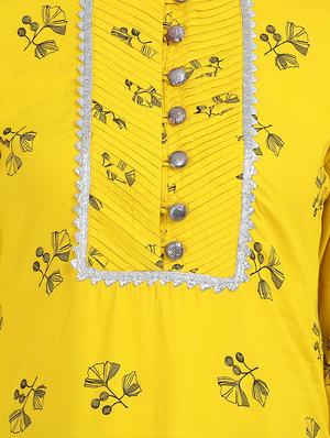 floral a-line kurta - 17473127 - Standard Image - 4