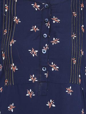 floral a-line kurta - 17473128 - Standard Image - 4
