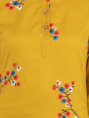 floral a-line kurta - 17473133 - Standard Image - 4