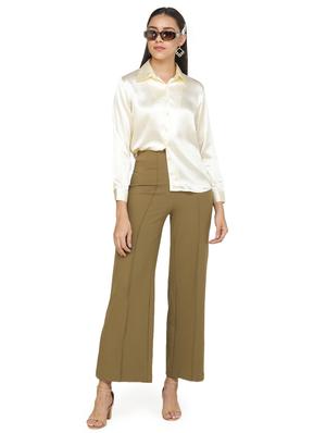 satin straight fit shirt - 17473148 - Standard Image - 4