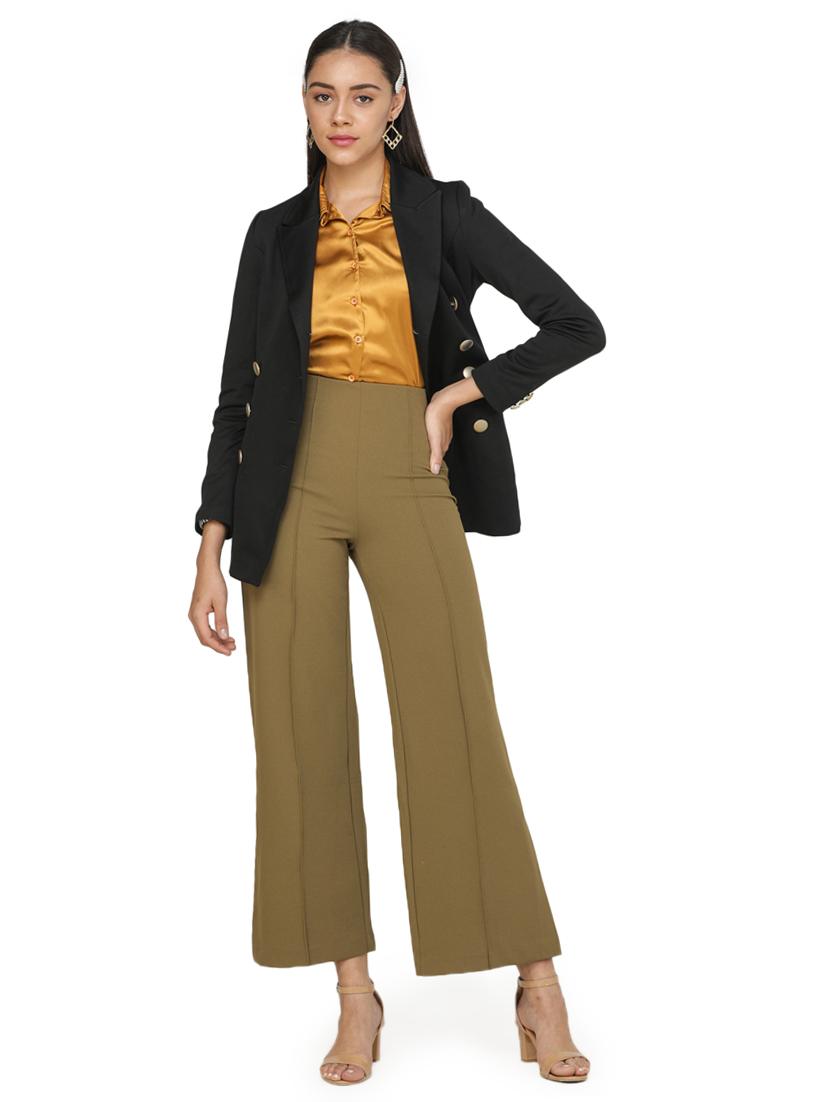 satin straight fit shirt - 17473149 - Zoom Image - 4