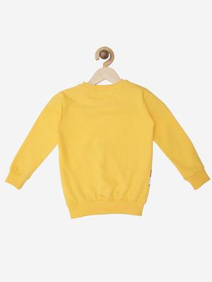 yellow cotton fleece sweatshirt - 17473609 - Standard Image - 2