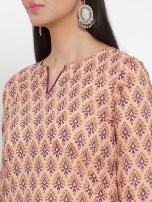 printed straight kurta - 17473613 - Standard Image - 4
