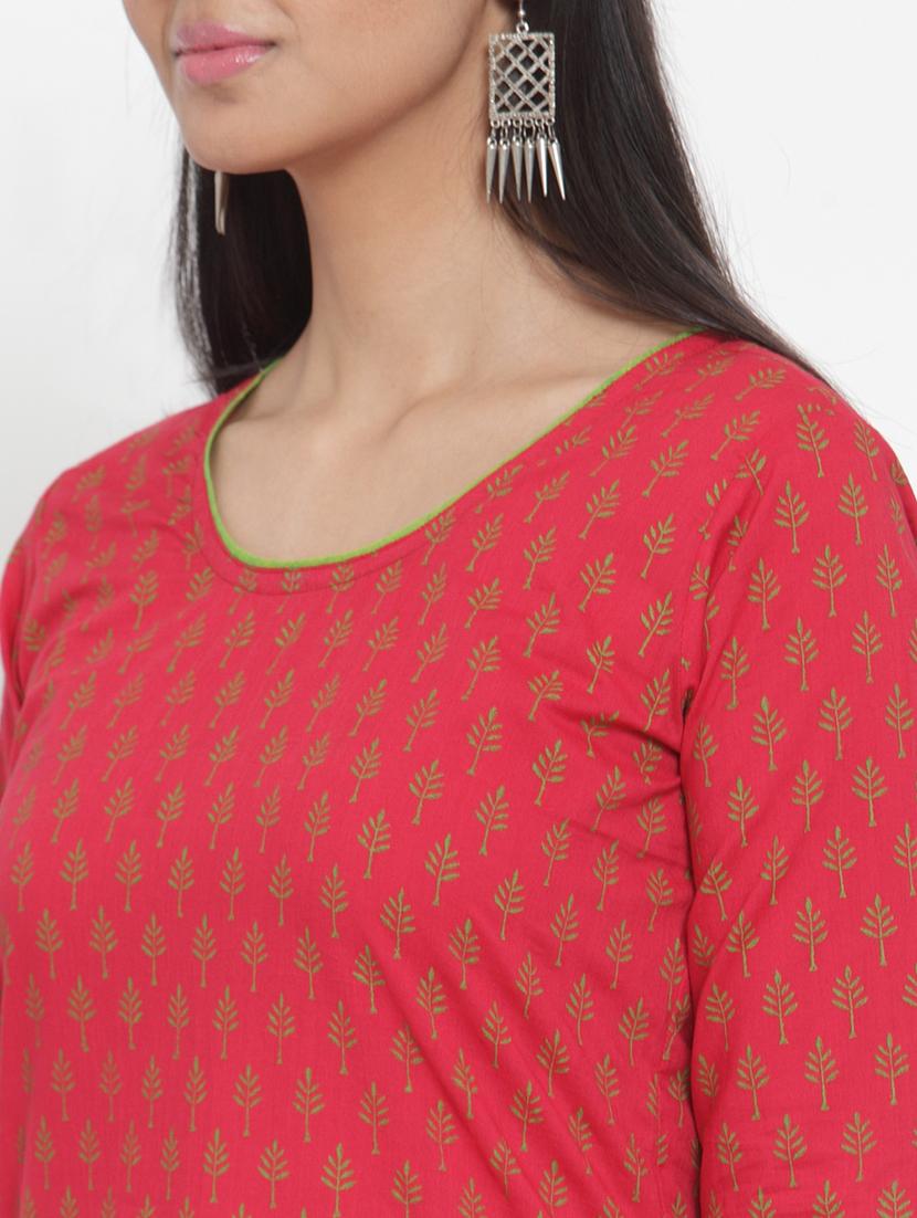 printed straight kurta - 17473615 - Zoom Image - 4