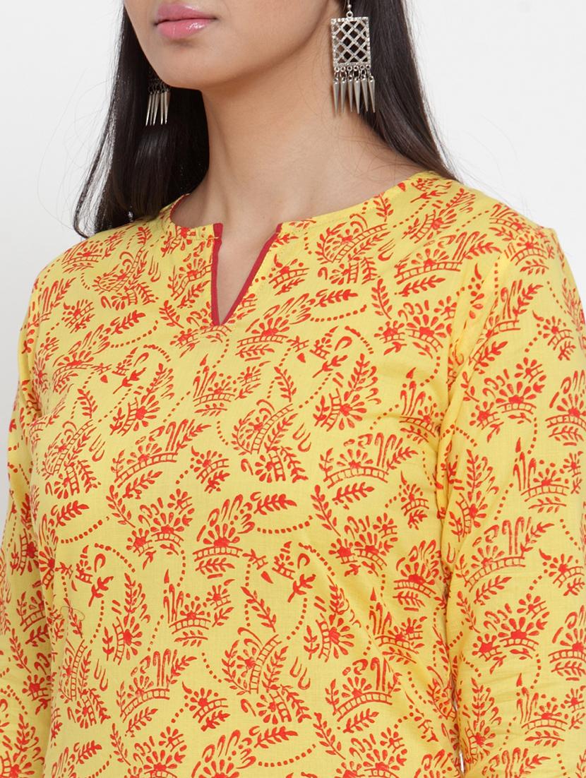 printed straight kurta - 17473617 - Zoom Image - 4