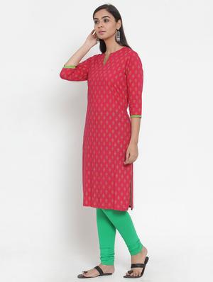 printed straight kurta - 17473618 - Standard Image - 2