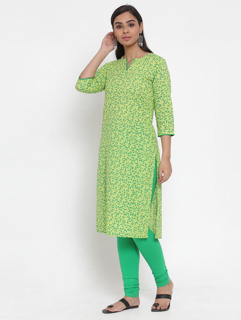 printed straight kurta - 17473657 - Zoom Image - 2