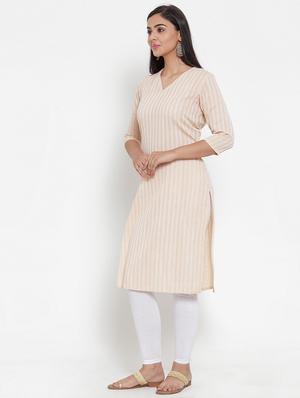 striped straight kurta - 17473663 - Standard Image - 2