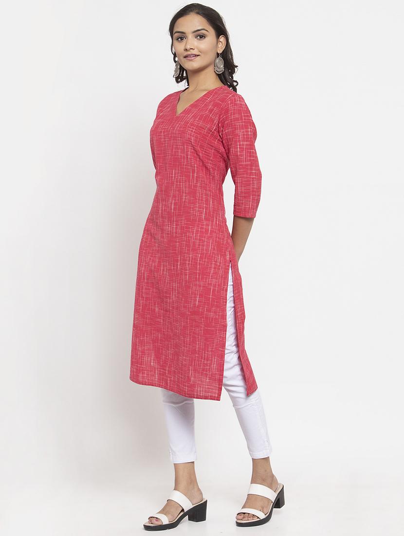 abstract print straight kurta - 17473664 - Zoom Image - 2