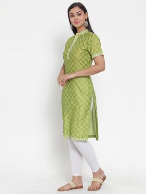 printed straight kurta - 17473667 - Standard Image - 2