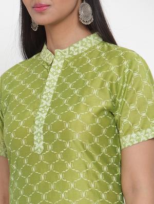 printed straight kurta - 17473667 - Standard Image - 4