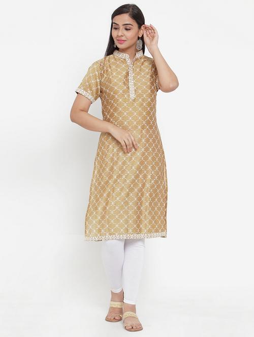 printed straight kurta - 17473669 - Standard Image - 1