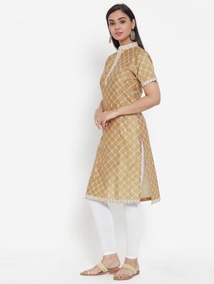 printed straight kurta - 17473669 - Standard Image - 2