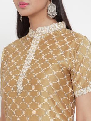 printed straight kurta - 17473669 - Standard Image - 4